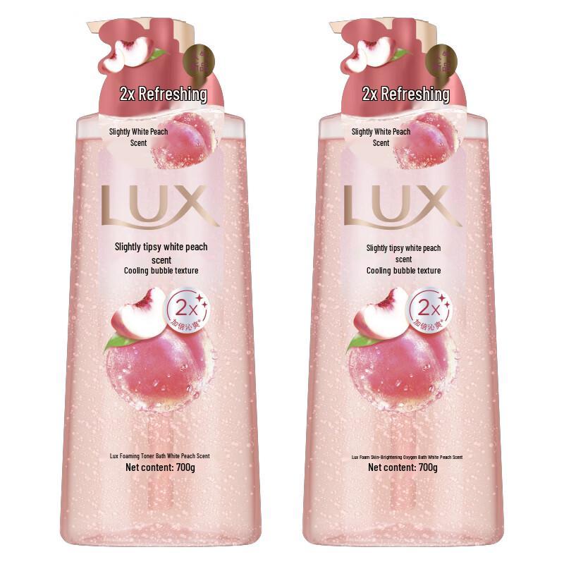 

LUX White Peach Bubble Refreshing Shower Gel