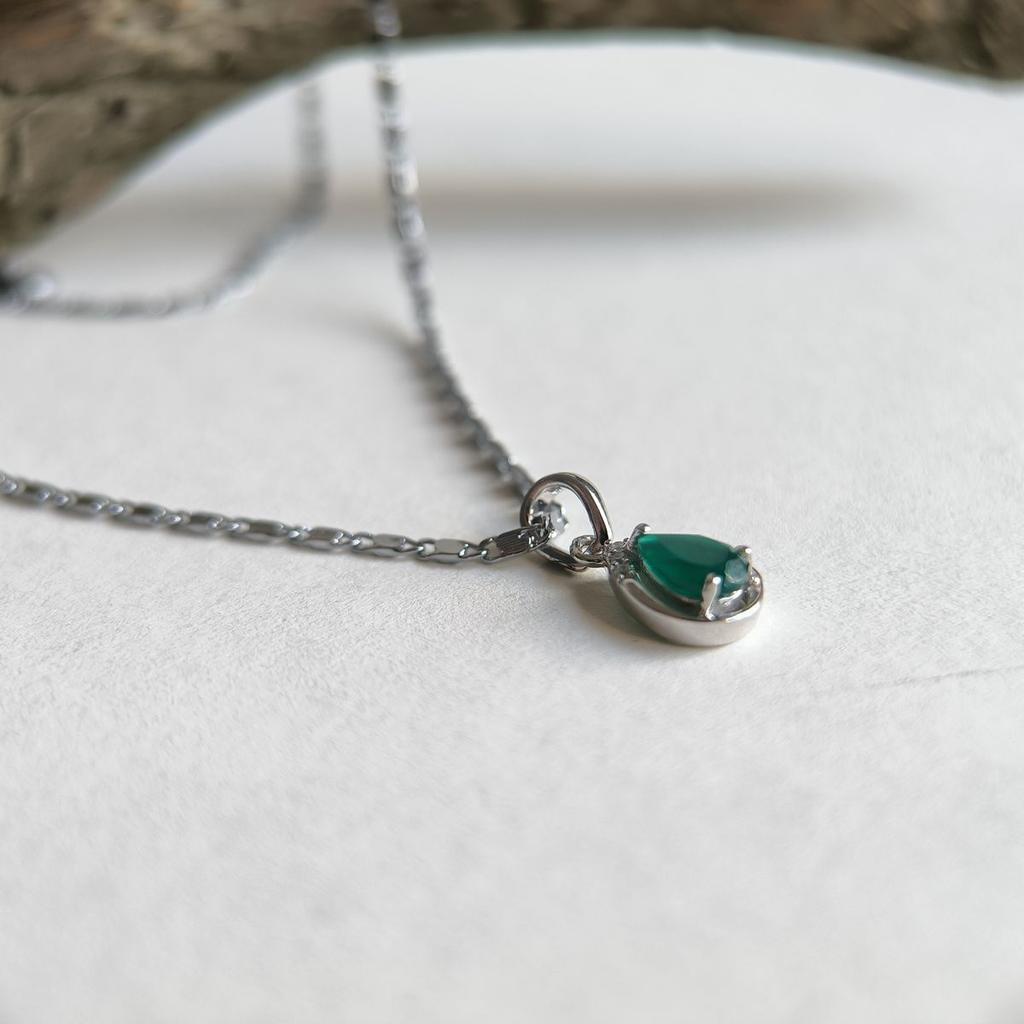 Серебряная подвеска с агатом 0.838ct (2189725)