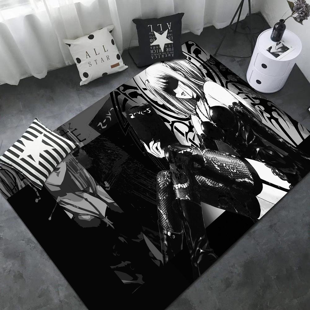 Anime Death Note Fußmatte Retro Mehrfachauswahl Wohnzimmer Küchenteppich Rutschfest Moderne Heimdekoration