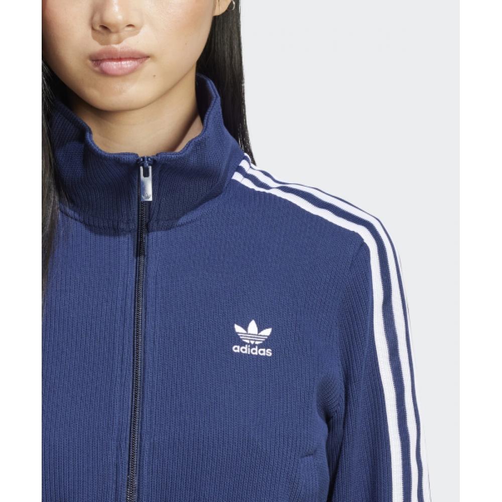 Adidas Firebird Knit Top   Navy Jd4605