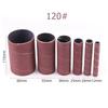 6 Pack Spindle Sanding Sleeves For Oscillating Sander 80 120 Grit Sandpaper Drum For Metal Woodworking Polishing Wheels