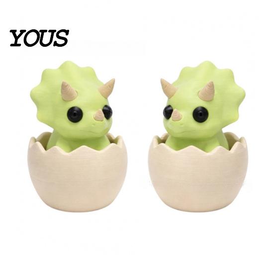 Fingerspitzen Fidget Spielzeug Dinosaurier Ei Clicker Spielzeug, 3D Gedruckte Dino Eierschale Finger Clicker, Taschenformat Druckknopf für Angst Stressabbau