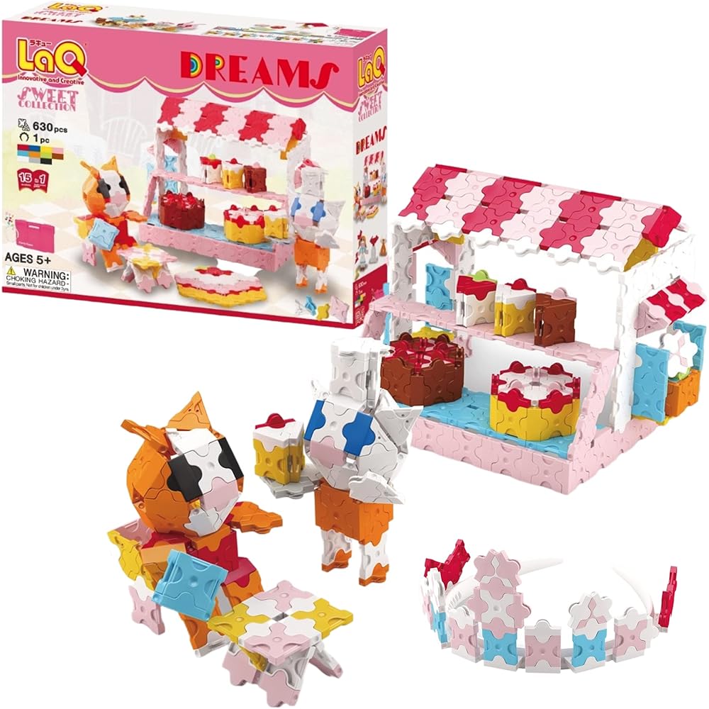 

LaQ Sweet Collection Dreams Building Blocks Set Creative Play Toys for Kids
