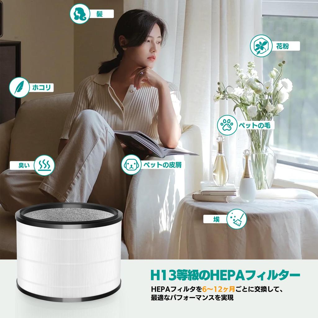 MSHNE Replacement Filter for Dyson Air Purifiers and Compatible with Pure Hot Cool and DP01 Heaters, HP00, HP03, HP01, HP02, DP03,