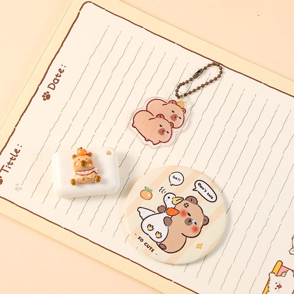 Capybara Stationery Set 7-in-1 Eraser High Quality Highlighter Back To School Gift