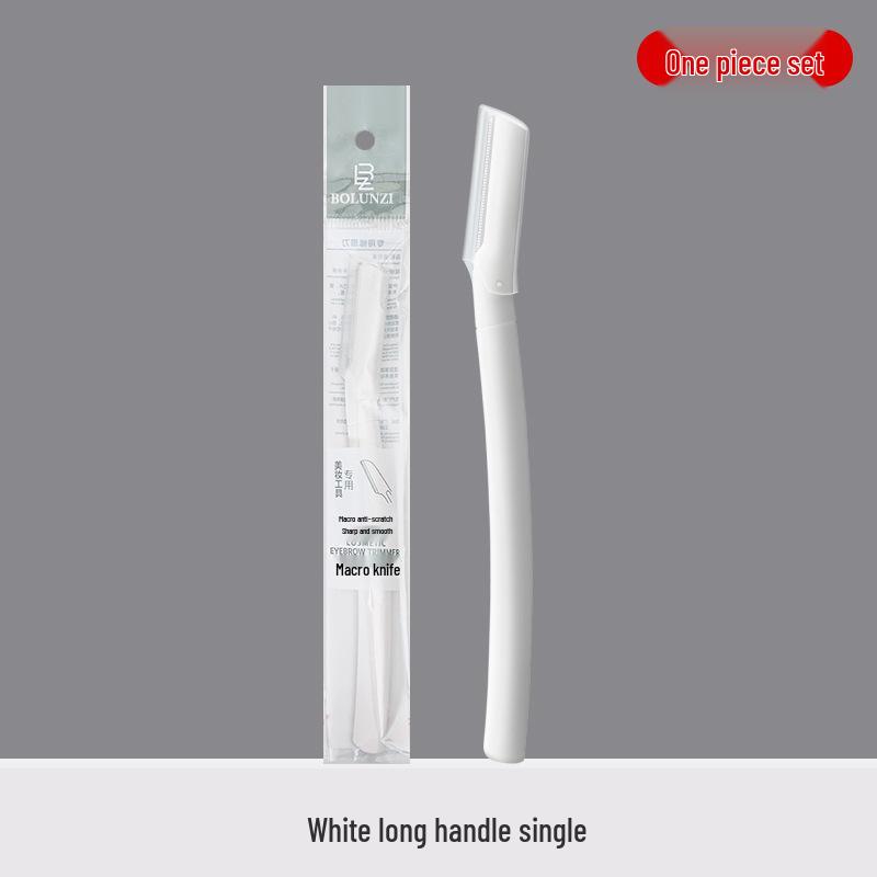 Women's Beginner Safe Foldable Eyebrow Razor Set with Anti-Scratch Design and Replaceable Blades