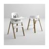 Stokke Steps Baby High Beech with Footrest and Adjustable Comfortable and Product 349701 Chair, Natural, Backrest, Functional, Number