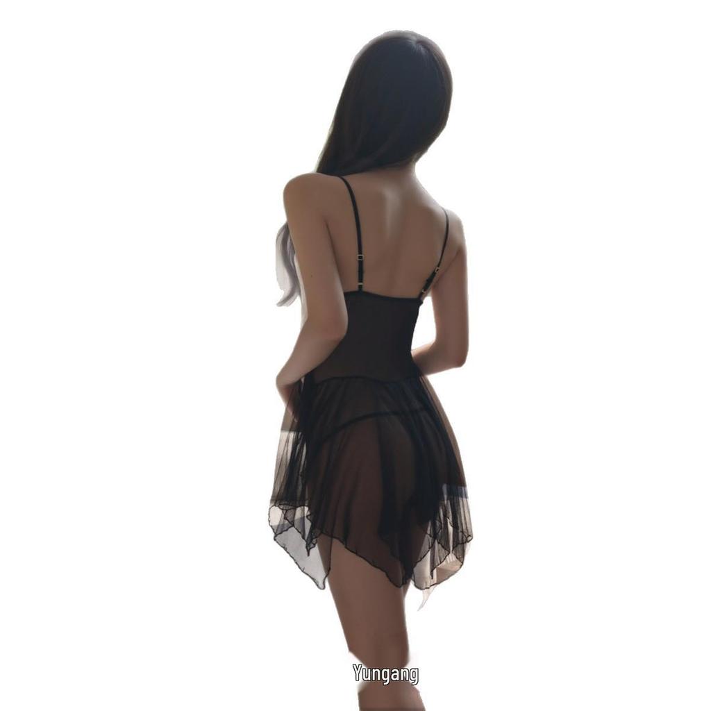 Sexy Dessous: Schnellverschluss Transparenz Versuchung Pyjama-Set