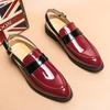 Fashion 2025 New Fashion Men Patent Leather Loafers British Style Male Casual Leather Shoe Luxury Design Slippers Summer Versatile Shoes