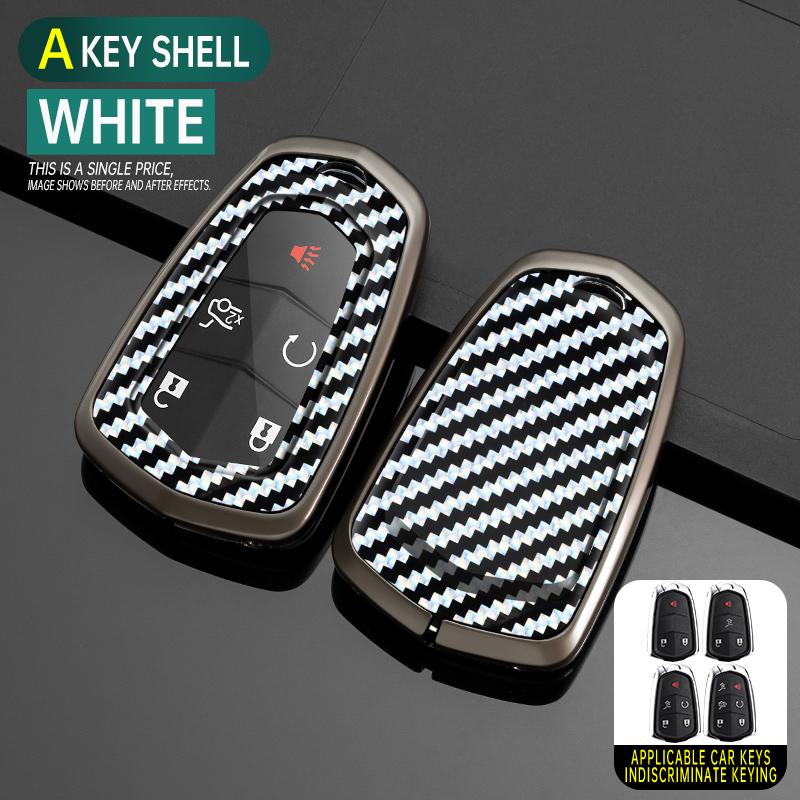 Styling Mouldings Alloy Car Remote Key Case Cover Protect Shell Bag For Cadillac ATS XTS XT5 XT4 CT6 XT6 CTS DTS ESV STS ELR Esc