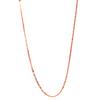 Exquisite Russian 585 Purple Gold Cold Wind Snake Bone Corrugated Necklace Exquisite Rose Gold Plated Color Gold Collarbone Chain