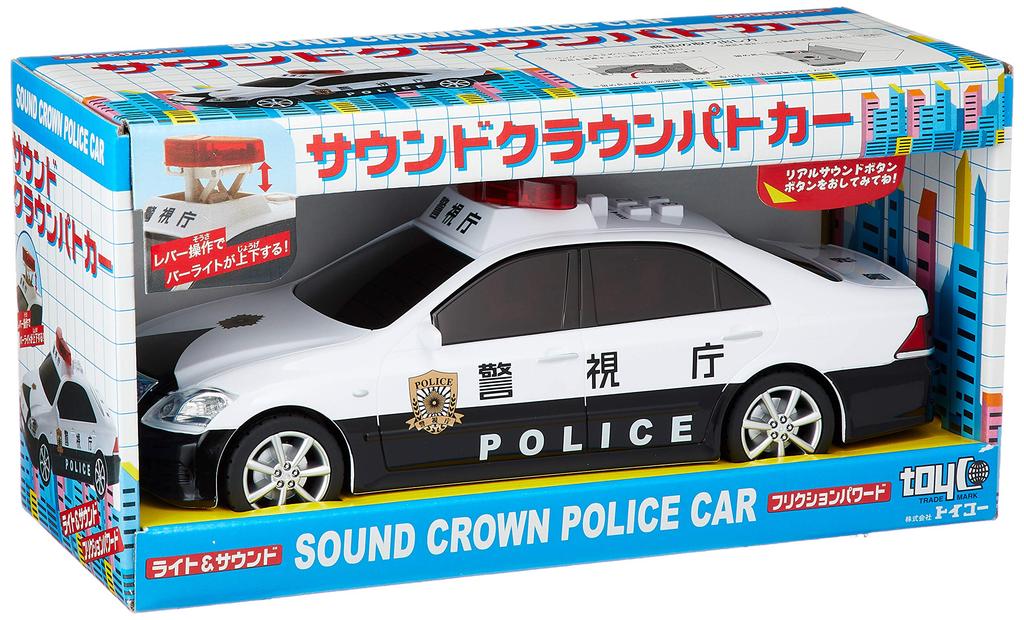 Toyco Sound & Friction Crown Police Car