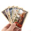 78Pcs English Tarot Mucha Tarot Cards Deck Funny Family Board Game Playing Game Cards Party Games