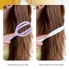 Plastic Hairdressing Comb Pink Purple Openwork Comb High Quality Hair Straightening Comb  Wash Hair