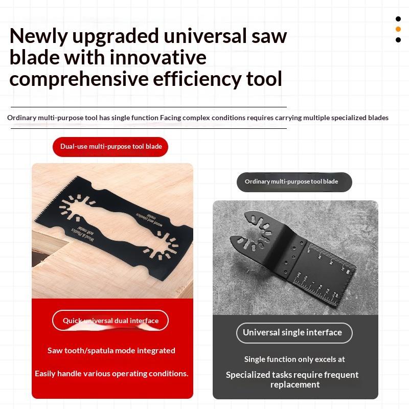 1/3/5Pcs Multi-Function Saw Blades Oscillating Saw Multi Cutter Blade Paint Cement Scraper For Wood Metal Plastic Cutting
