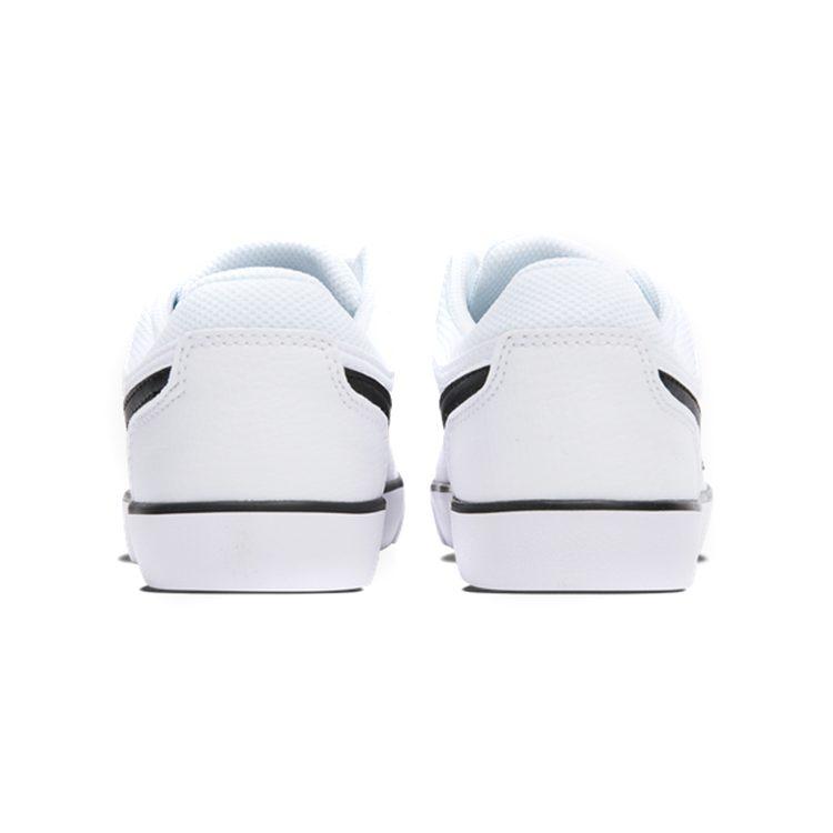 Nike Capri 3 Ltr Abrasion Resistant Cushioning Low Top Skateboard Shoes White Black Children Aged 3 7 Years Old 579948-106