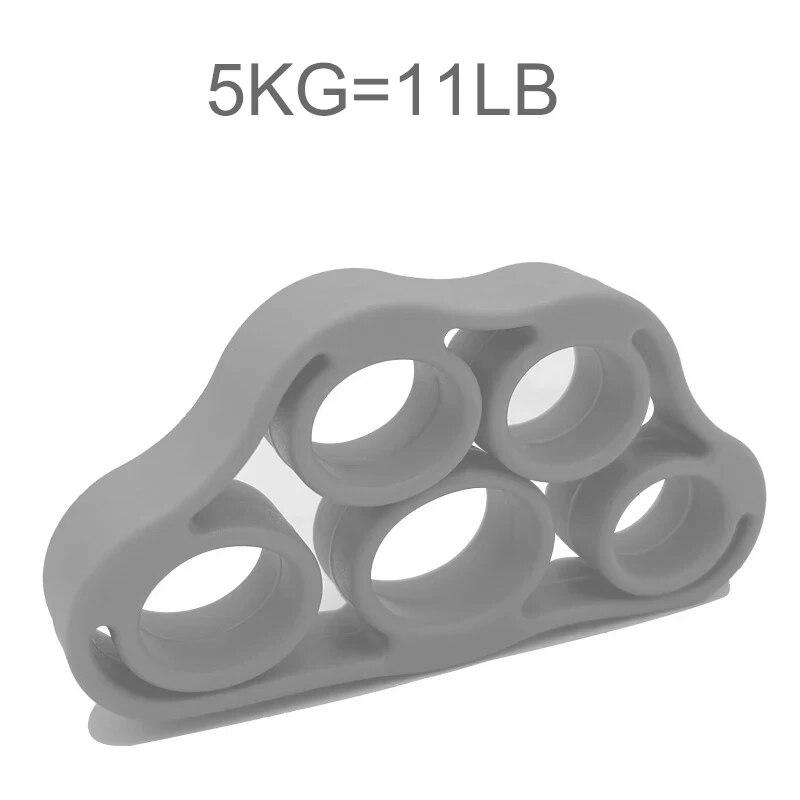 Silicone Finger Gripper Gym Hand Grip Resistance Band Wrist Stretcher Elastic Five Finger Expander Strength Trainer Exercise