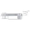 Weltraum-Aluminium Wandmontiertes Badezimmer-Aufbewahrungsregal Handtuchhalter Taschentuchbox Set Zubehör
