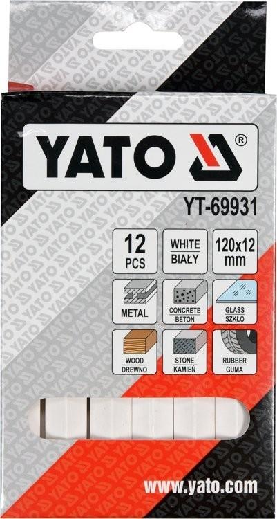 TECHNICAL CHALK 12 PCS / WHITE YT-69931 YATO