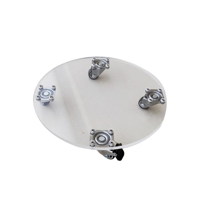 Supporto Robusto per Piante con Ruote Supporto per Piante a Ruote Quadrato Supporto per Piante in Metallo Adatto per Interni Esterni