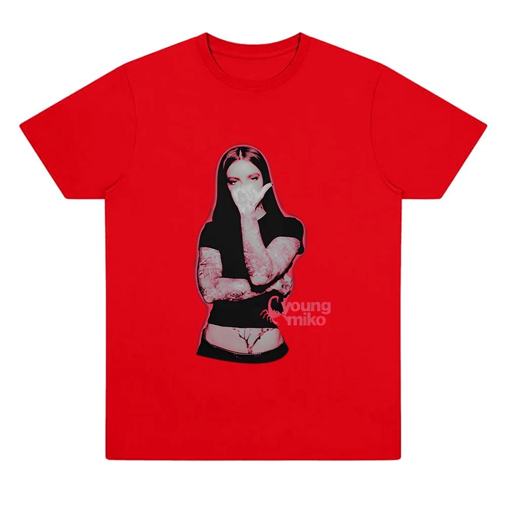 Young Miko Tee Hip Hop Skateboard Street T-Shirts Women Men Comfort Breathable Top Fashion Oversize T-shirt