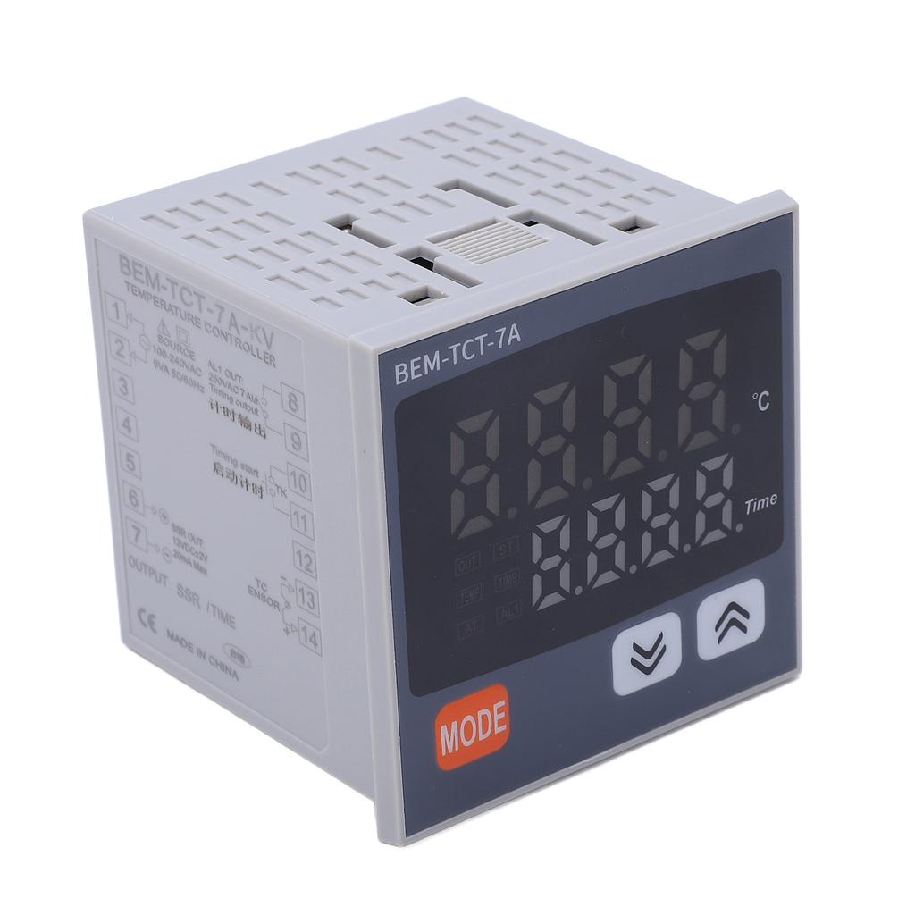 Thermostat Time Digital Display K Type Input Multifunctional Thermostat for Heat Press Machine