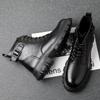 2025 New Men's Martin Boots High-end Men's Shoes British Style Trend Casual Boots Fashionable and Comfortable Thick Soles Increase