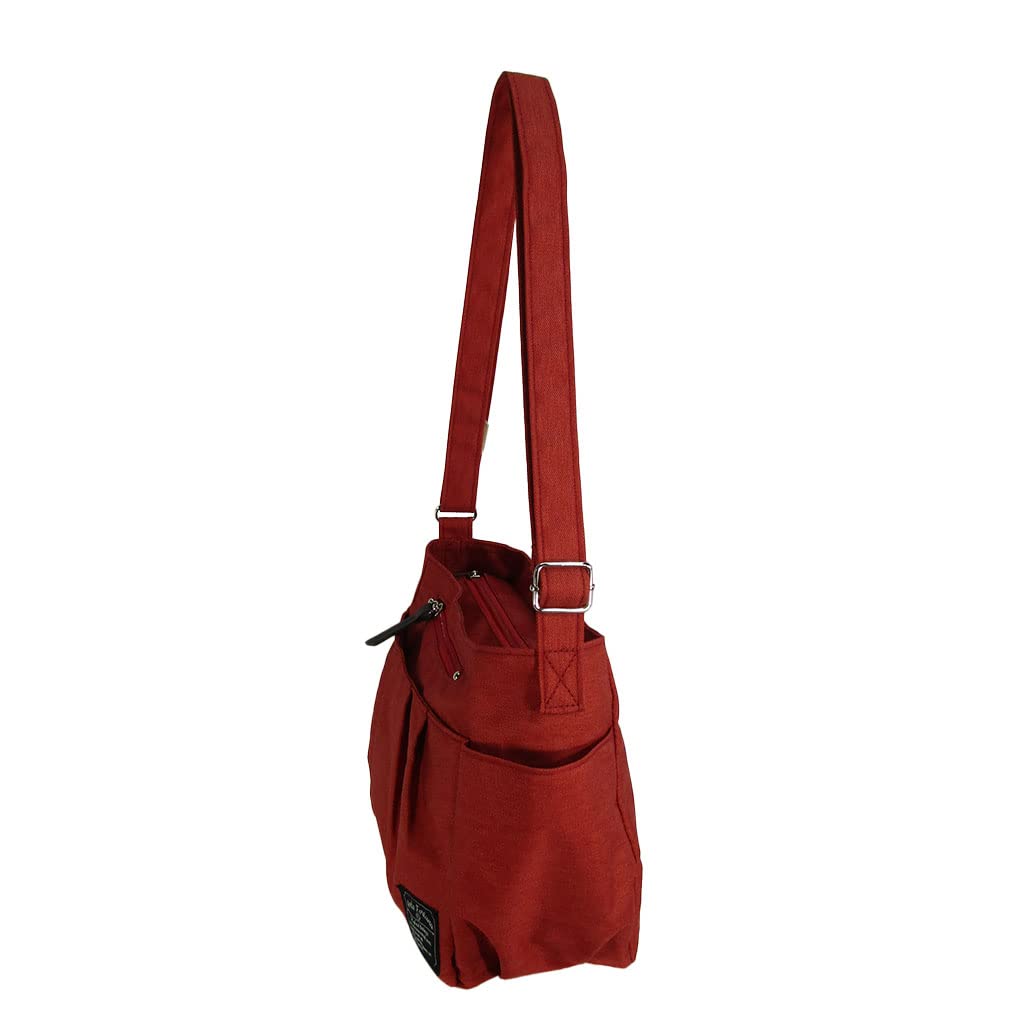 Porta Fortuna Women's Shoulder Bag 2102-4505 Orange Red