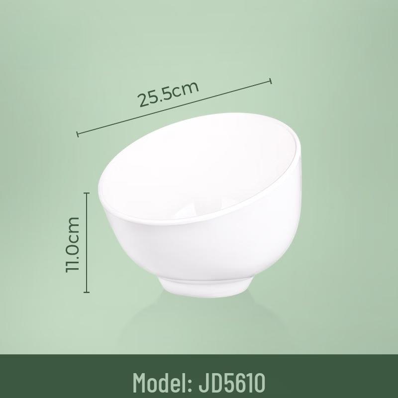 10-дюймовая меламиновая наклонная миска для хот-пота