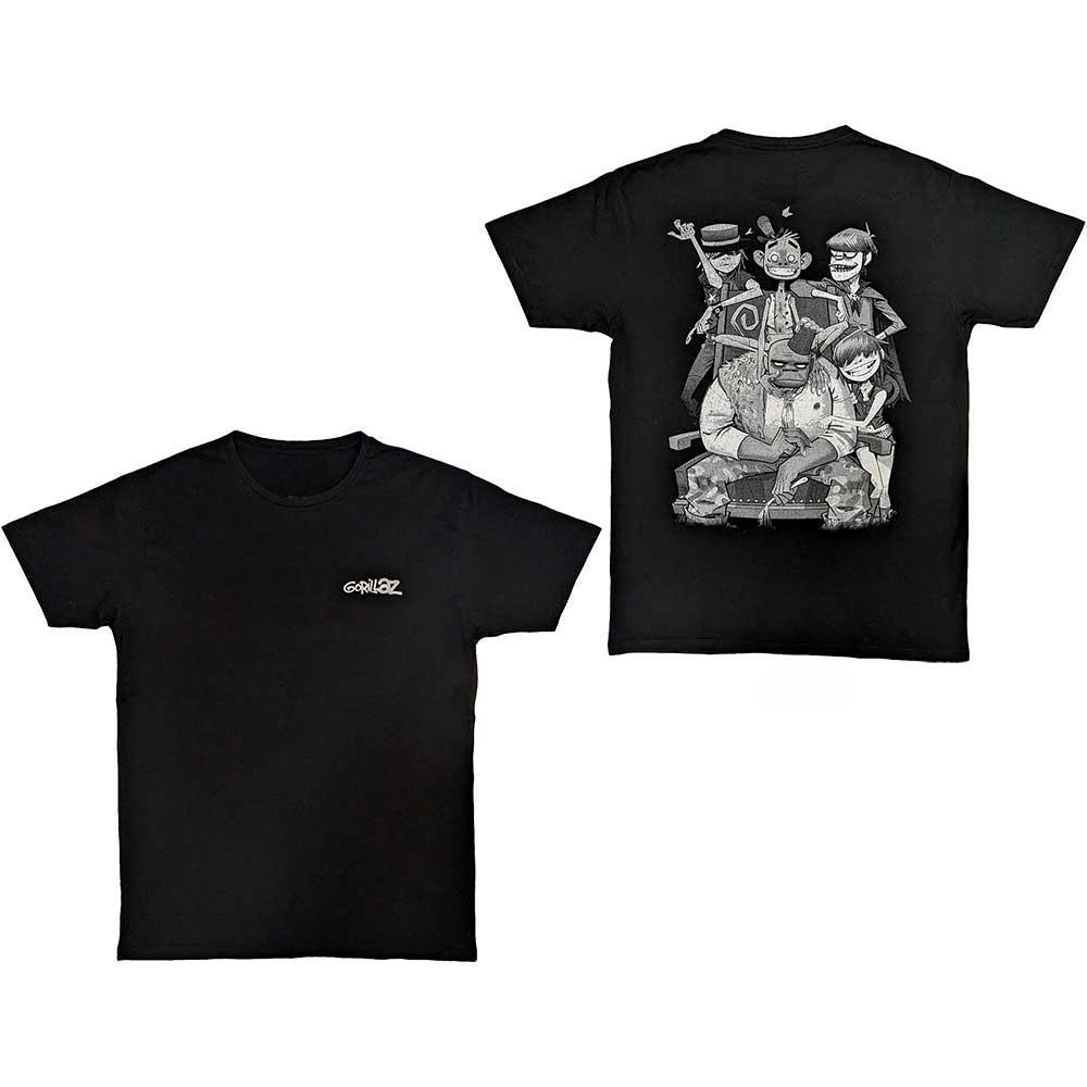 Gorillaz 2026 Graphic Unisex TShirt Unisex ONeck 100 Cotton Short Sleeve Y2k Oversized Fashion Vintage Popular Tee Fans Gifts