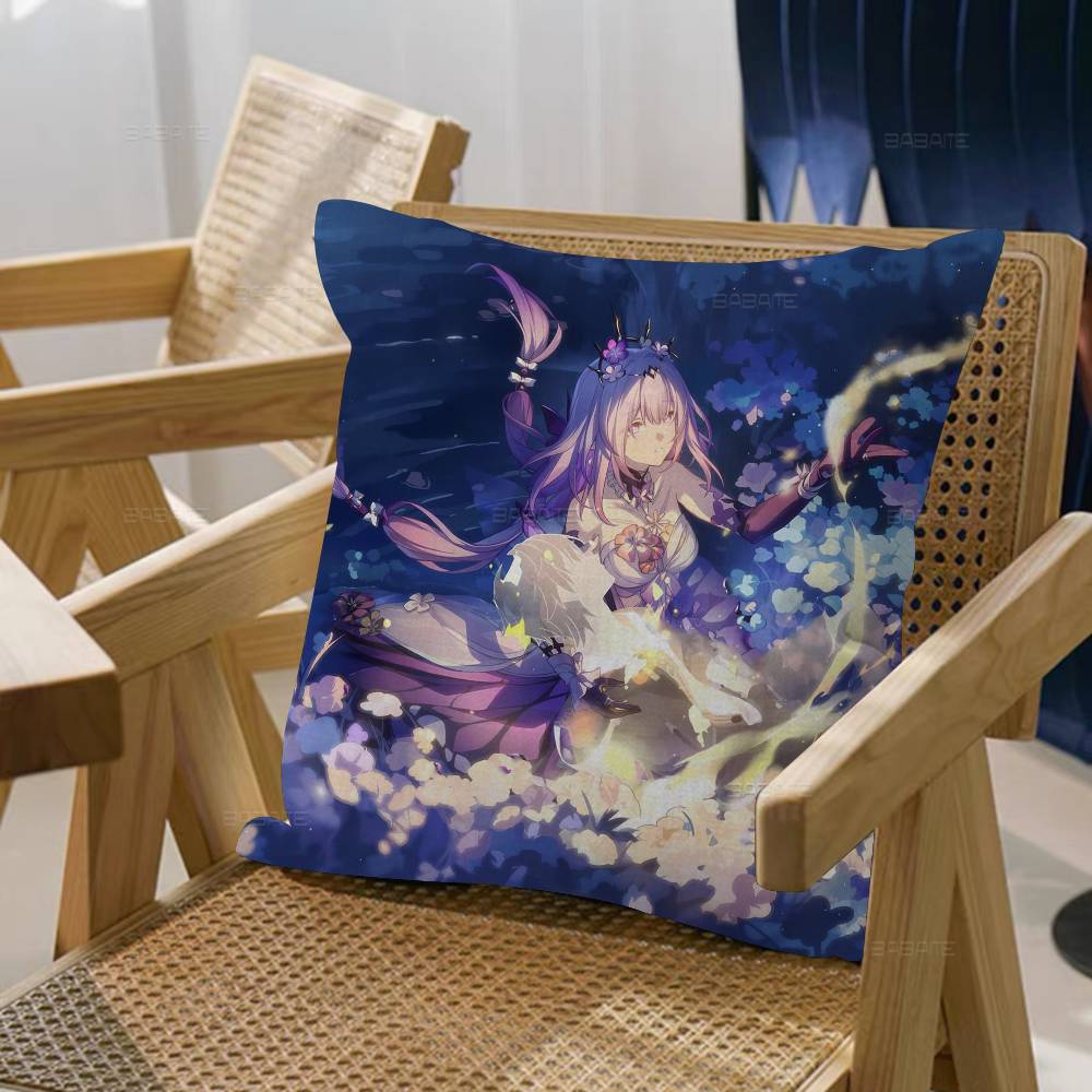 Honkai-Star Rail C-Castorice pillow cover sofa cushion cover home room decoration children gift