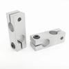 Pillar fixing clamp vertical fixed diameter fastening aluminum alloy optical axis cross block steel pipe fixing bracket connecti