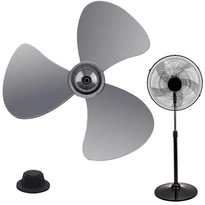 Aspa de Ventilador de Plástico de 16 pulgadas y 3 Palas Para Ventilador de Pie de Suelo de Pared / de Mesa Aspa de Ventilador Gris Transparente