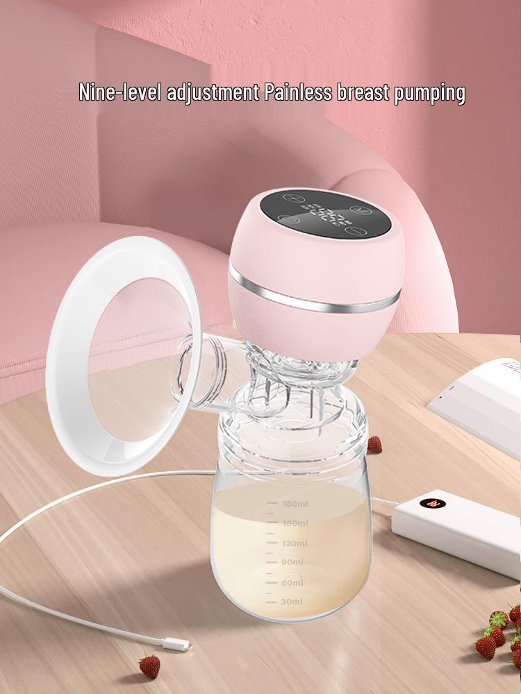 Smart Electric Breast Pump: All-in-One, Silent, Painless, Large Suction, Milk Collector & Postpartum Massager