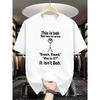 European Size Men'S "This Is Bob" Knock Knock Joke Graphic Print Crew Neck T-Shirt | Soft Medium-Stretch, Regular Fit, Comfortable and Versatile