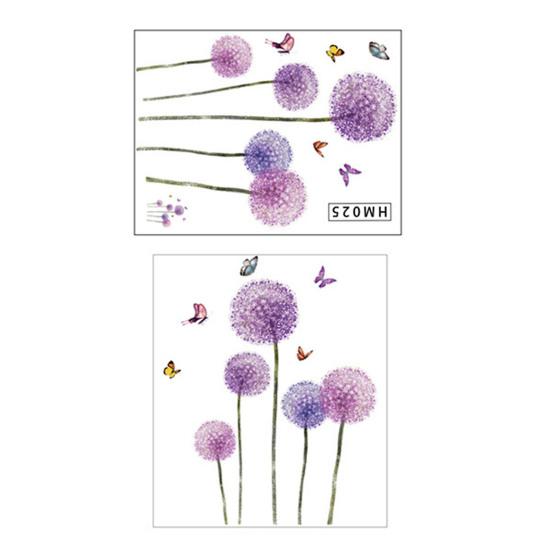 

Наклейка на крышку унитаза, самоклеящаяся, не выцветающая, съемная, водостойкая, с растительным цветком, наклейка на крышку сиденья для унитаза, декор B