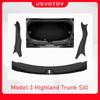 For Tesla Model 3 Highland 2026 2026 Trunk Sill Protector Pad Mat Rear Cargo Threshold Cover Anti-Scratch Strip Trim Accessories