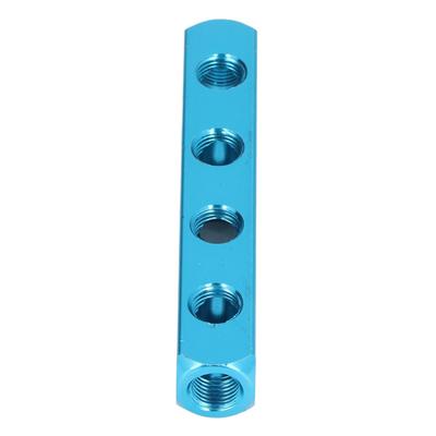 Pneumatischer Verteilerblock Splitter Aluminiumverteiler Luftverteilerblöcke für AutomatisierungsanlagenAL 4