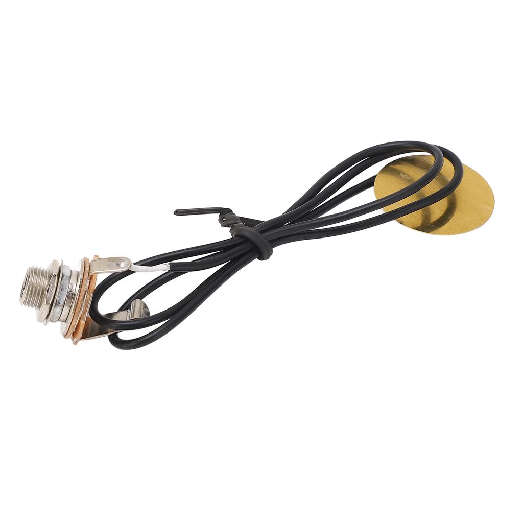 Guitar Pickup Piezo Transducer Acoustic Jack Pre Wired Amplifier Professional Instrument Accessories