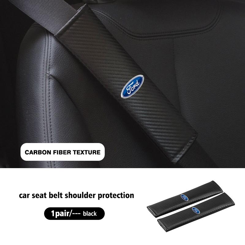 1/2PCS Car Seat Belt Covers Shoulder Cushion Protector Pad For Ford Fiesta mk7 mk5 mk8 mk4 mk6 1995-2011 2012 2013-2023