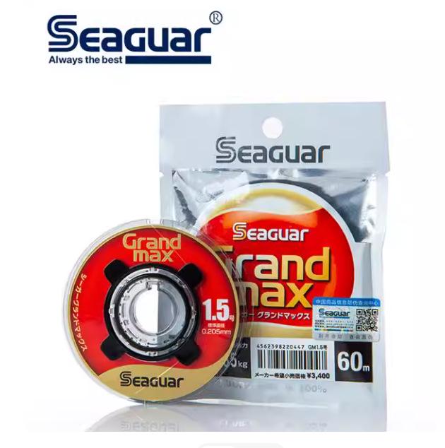 

Seaguar Grand Max Red Label Wear-Resistant Carbon Leader Line, 60m Model 2.0, 60m