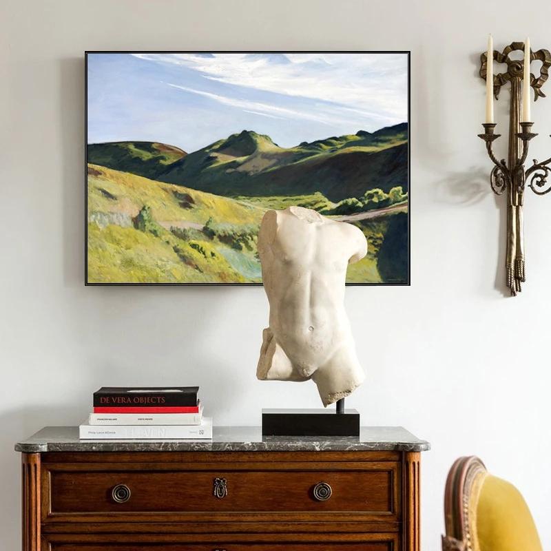 Edward Hopper Ünlü Soyut Tuval Tablo Posterler Baskılar Modern Duvar Sanatı Resim Oturma Odası İçin İç Mekan Ev Dekorasyonu Cuadros