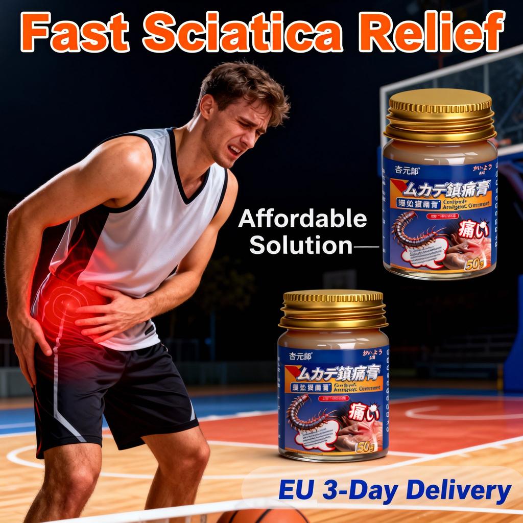 Non-Irritating Sciatica Care Cream - Organic Herbal Long-Lasting Lower Back