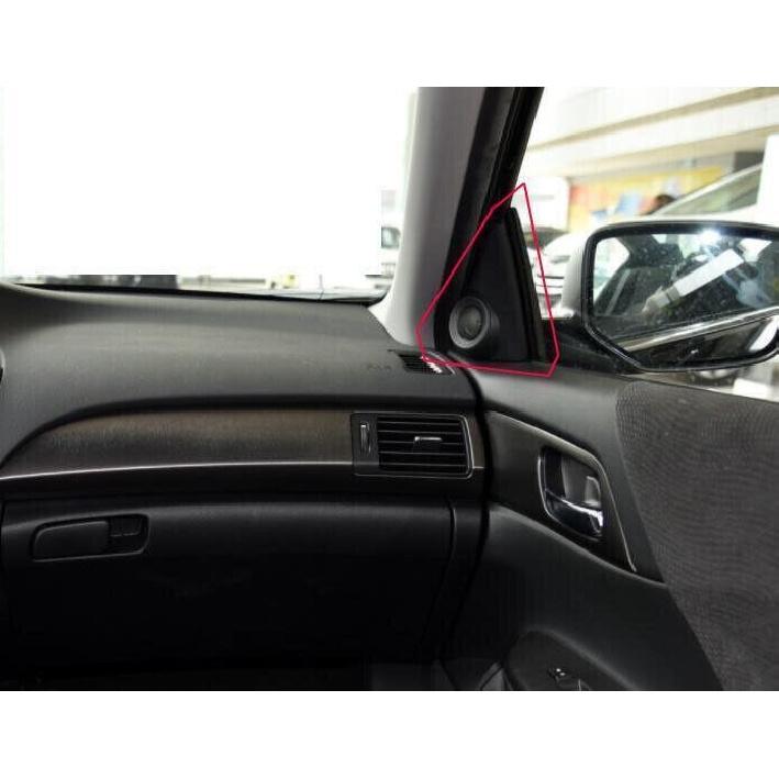 For Honda Accord 2014-2017 Pillar Tweeter Cover Trim Black ABS L+R Front Door