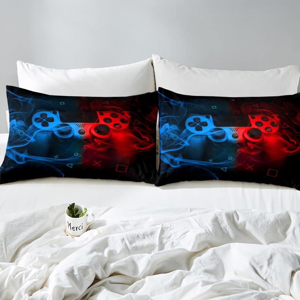 Gamepad Pattern Mattress Three-Piece Digital Printing Mattress Bedding Set Adult Children