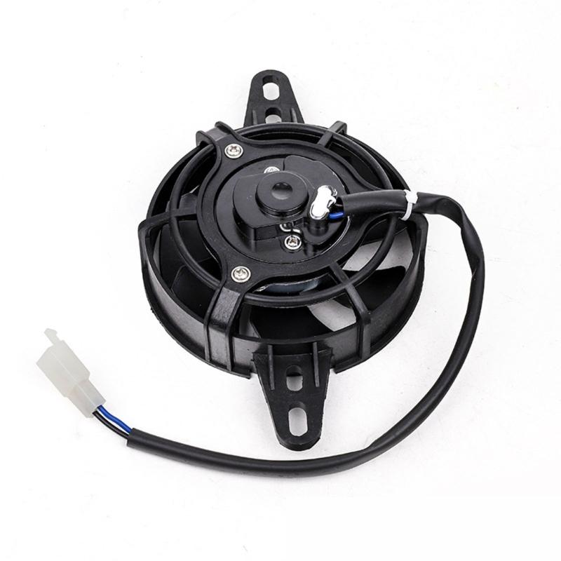 Motorcycle Oil-Cooling Fan Assembly for 150Cc 200Cc 250Cc Small Bikes and Utility Vehicles, Mounting Ears and Cooling Support for Hill Climbing