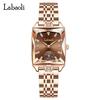 La Baoli Women's Waterproof Quartz Steel Band Wristwatch - Popular Style LA613