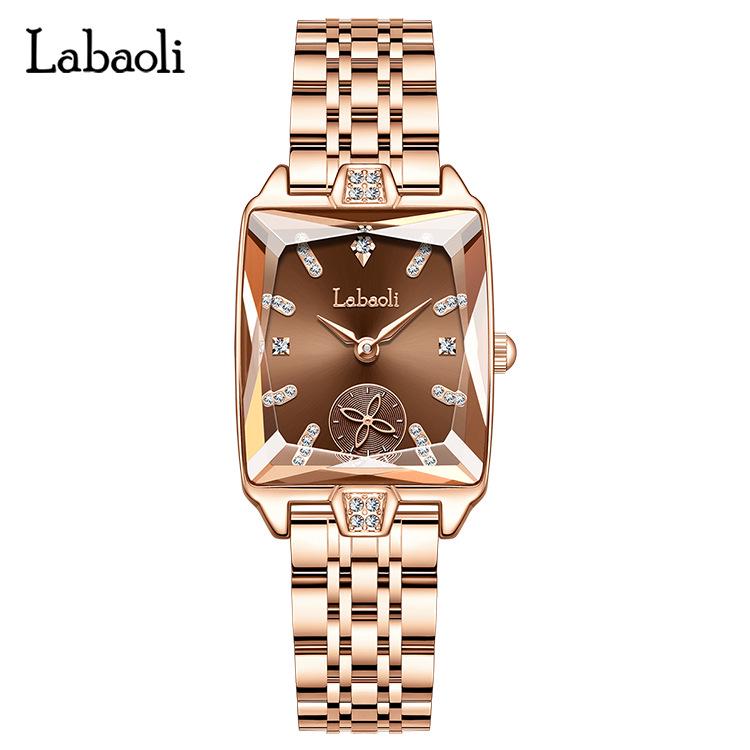 La Baoli Women's Waterproof Quartz Steel Band Wristwatch - Popular Style LA613