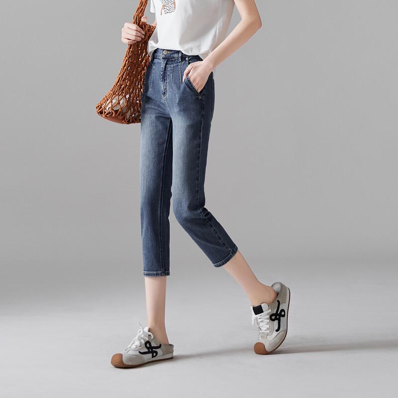 SOFSIL Women's Slim-Fit Cropped Denim Jeans