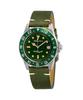 Mathy Vintage Automatic Leather Strap Green Dial H900ATLV Men's Watch